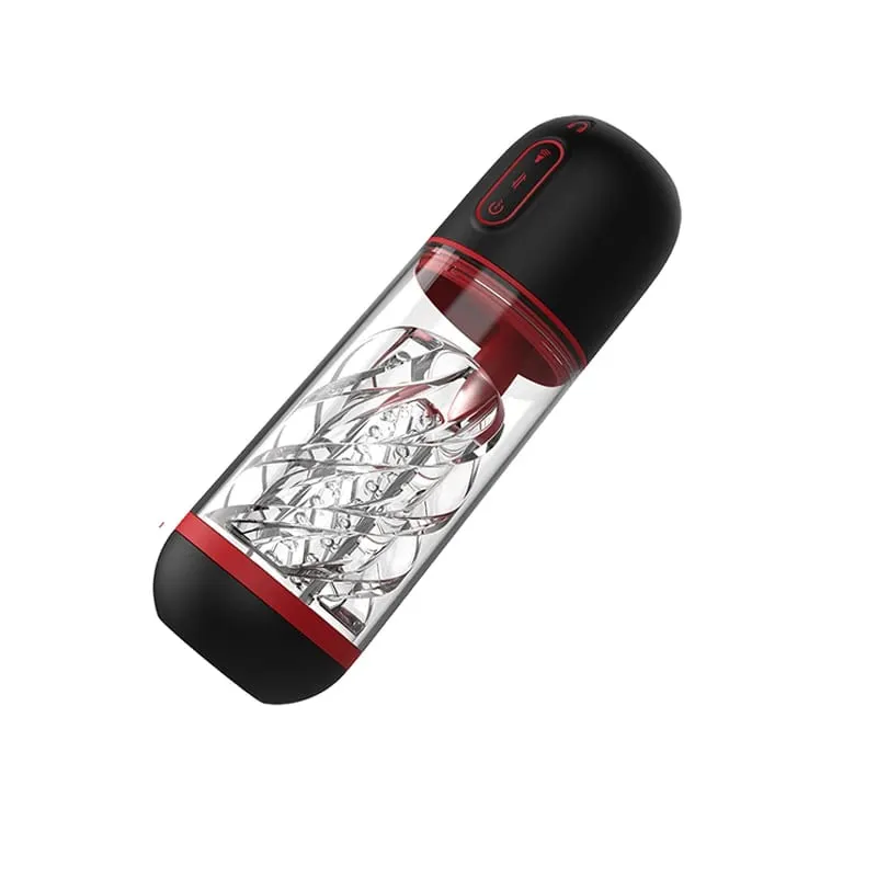 9 Modes Vibrating 3 Language Stimulation Male Masturbator 3 Modes Sucking Vibrator Masturbation Cup Sex Toy for Men — image 5