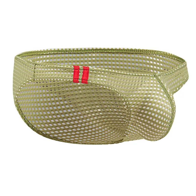 Slip da uomo Estate Traspirante Fori Intimo U Convesso Sottile Vita bassa Slip intimo da uomo Slip Mutande Calzoncillos