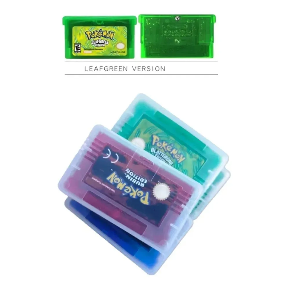 FRA Version French Pokemon Series 32 Bit Video Game Cartridge Emerald FireRed Leafgreen Ruby Sapphire GBA Game Card Toy Gift — image 5
