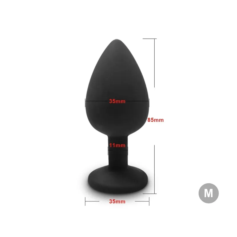 Anal Toy Soft Silicone Anal Plug for Beginner Butt Plug Men Women Gay Couples Anal Prostate Stimulator Adult Masturbator Sex Toy — image 11
