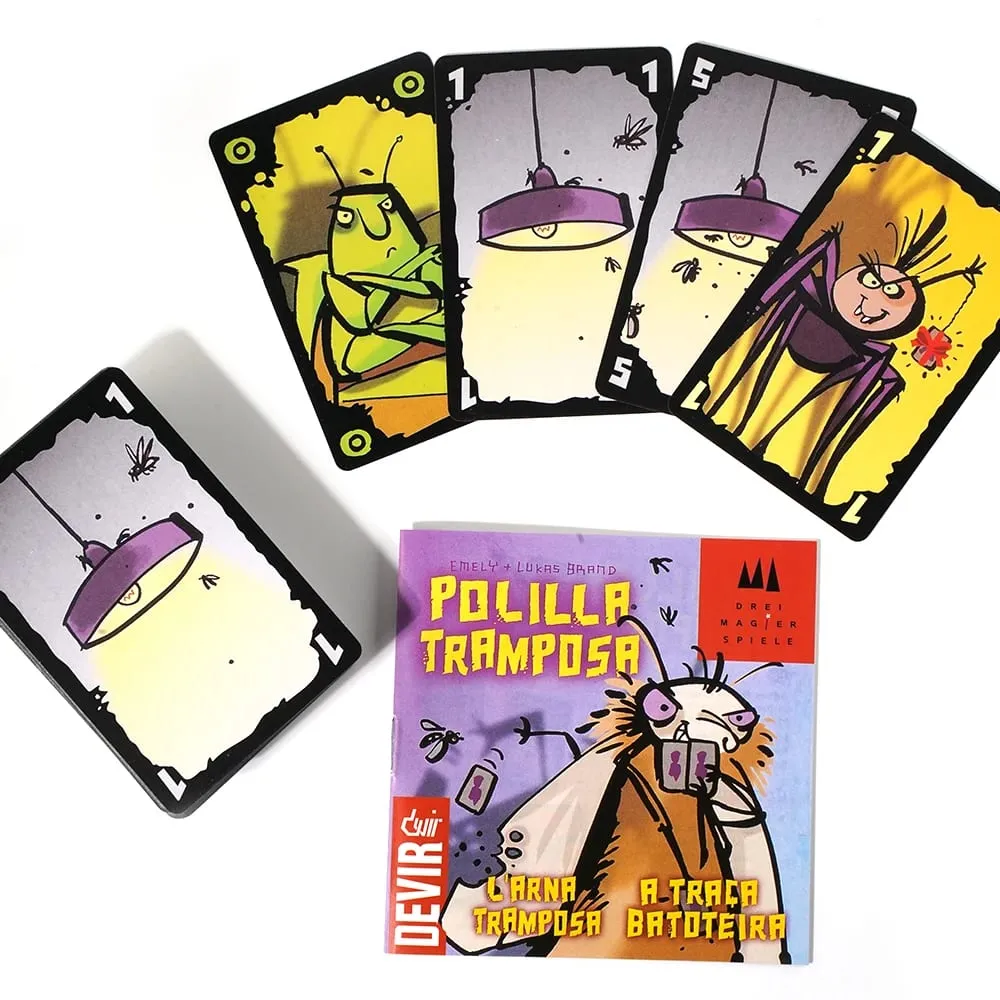 Juego de Cartas Polilla Tramposa Devir Juego de Mesa Familiar Divertido donde se Permite Hacer Trampas para Niños y Adultos — image 4