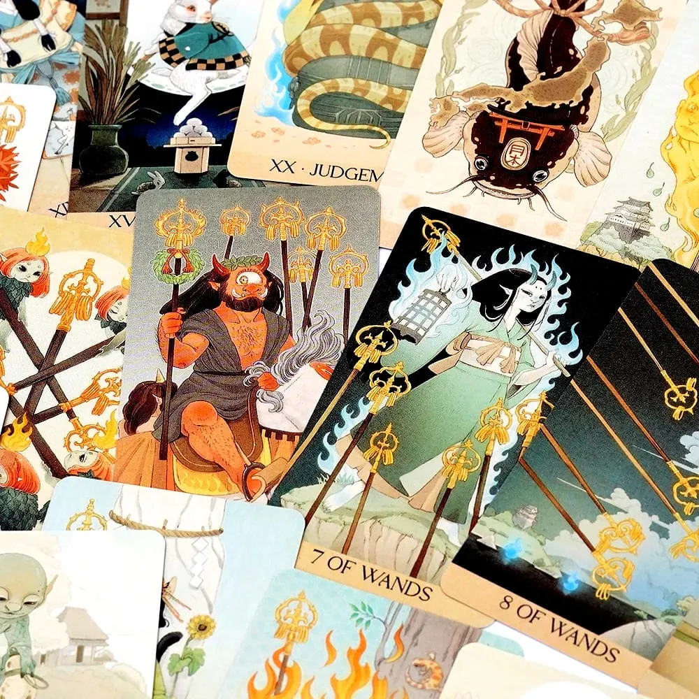 Yokai Tarot Deck Tarot Cards Rooted In Japanese Folklore English Version Board Game Family Telling Party Game Oracle Cards Toy — image 6