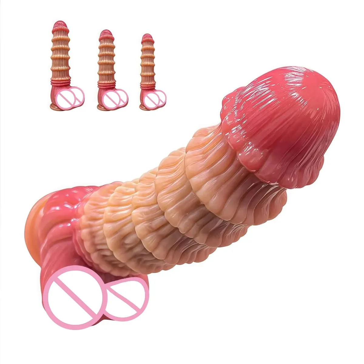 Knot Dildo Silicone Penis G-spot Stimulation Monster Dildo Anal Plug for Women Dragon Dildos Prostate Massager Female Sex Toys — image 1