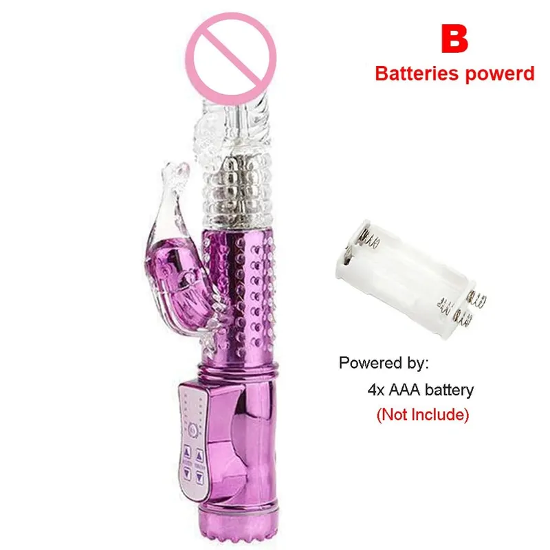 Automatic Stretch Rotate Vibrators For Women Clitoris Stimulator Vaginal Anal Plug Fake Dildos Female Masturbator Sex Toys Adult