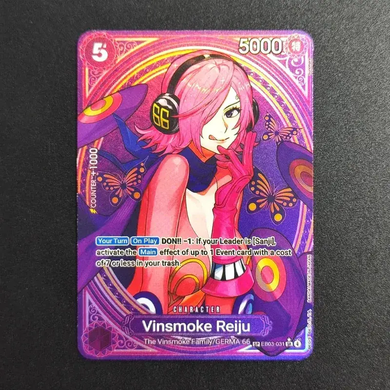 9style PROXY One Piece English Heroines Nami Robin Hancock Reiju Vivi Perona Tashigi EB03-053 Collection Otcg Anime Cards