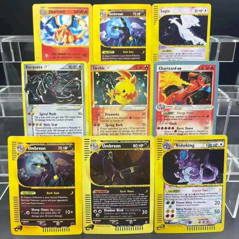 DIY Collection Cards Torchic Umbreon EN Self Made Single Card Classic Game Anime Card Gift Toy — image 1