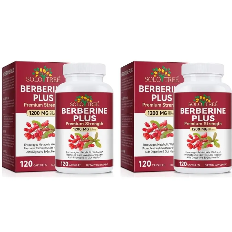 Berberine Plus Capsules 1200mg Berberine HCl Metabolism & Digestive Gut Health Support 120 Capsules — image 8
