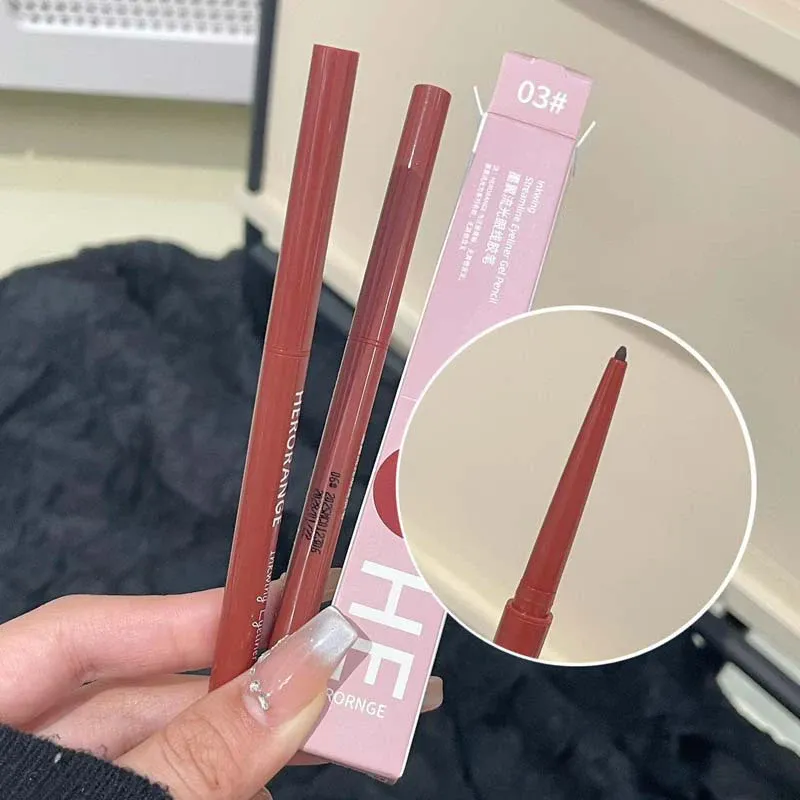 10 Colors Eyeliner Pencil Smooth Wine Red Soft High Pigment Eye Liner Pen Waterproof Matte Aegyosal Lying Silkworm Eyes Makeup — image 6