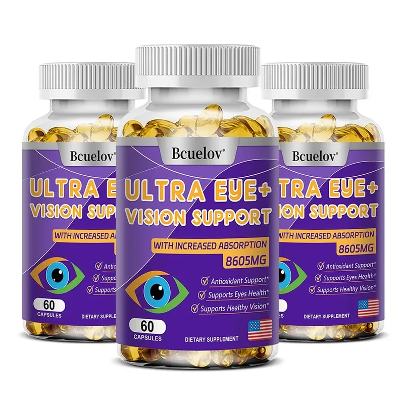 9-in-1 Eye Vitamins Supplement - Lutein Zeaxanthin Blueberry Dry Eyes Eye Fatigue Macular & Night Vision Support for Adults — image 11