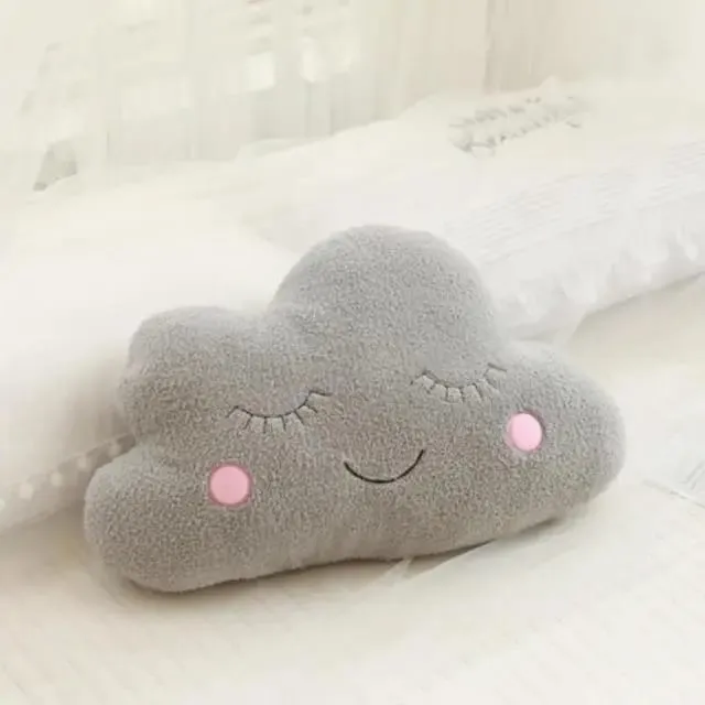 ใหม่ตุ๊กตา Cloud Moon Star Raindrop หมอน Plush Soft Cushion ของเล่นเด็กเด็กทารกสาวคริสต์มาสของขวัญตกแต่งรถ