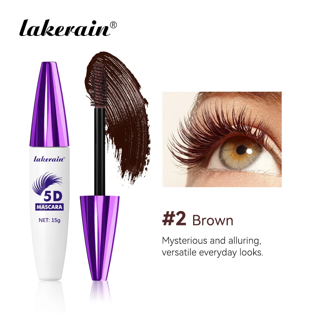 5D Mascara Waterproof Long Lasting Volumizing Curling Lengthening Smudge Proof Colored Eye Make Up Party Festival Cosmetic — image 7