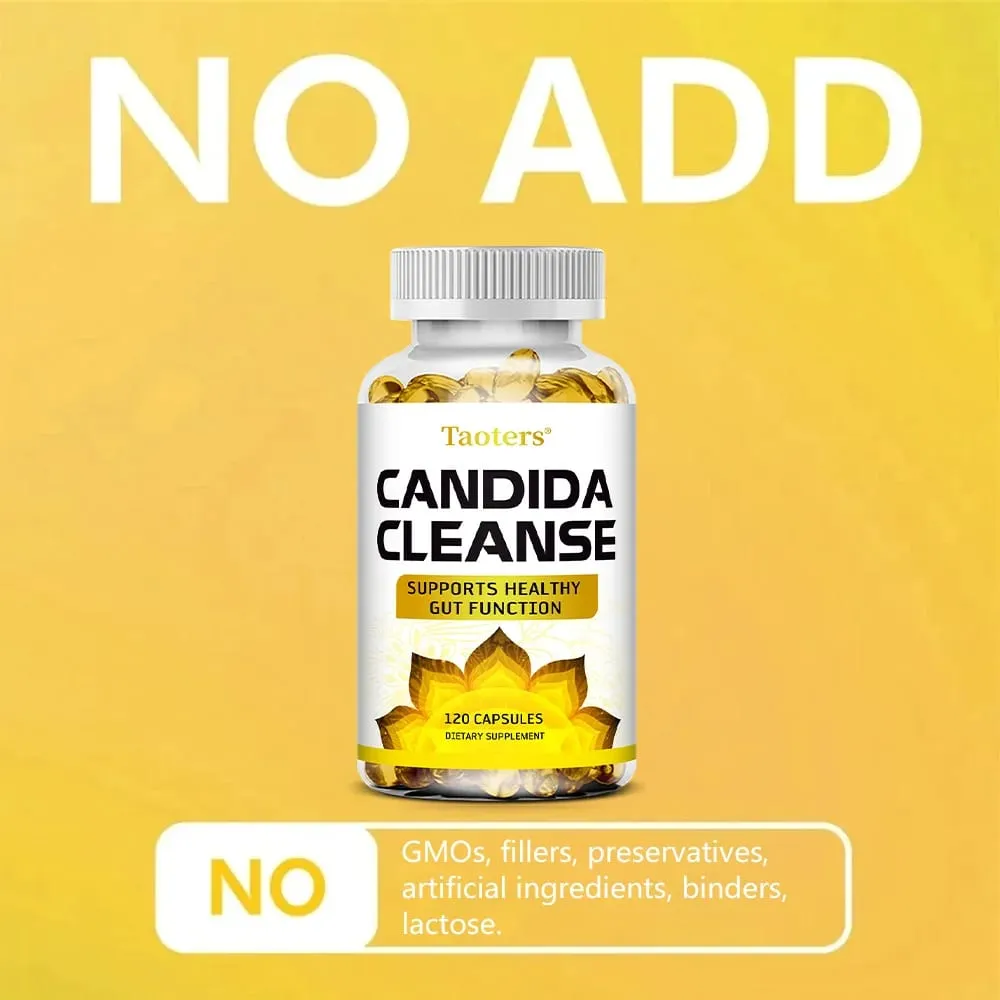Candida Cleanse - Detoksifikasi Pembersihan Hati Menyokong Kesihatan Usus Pembersihan Usus Meningkatkan Tenaga 120 Kapsul — image 5