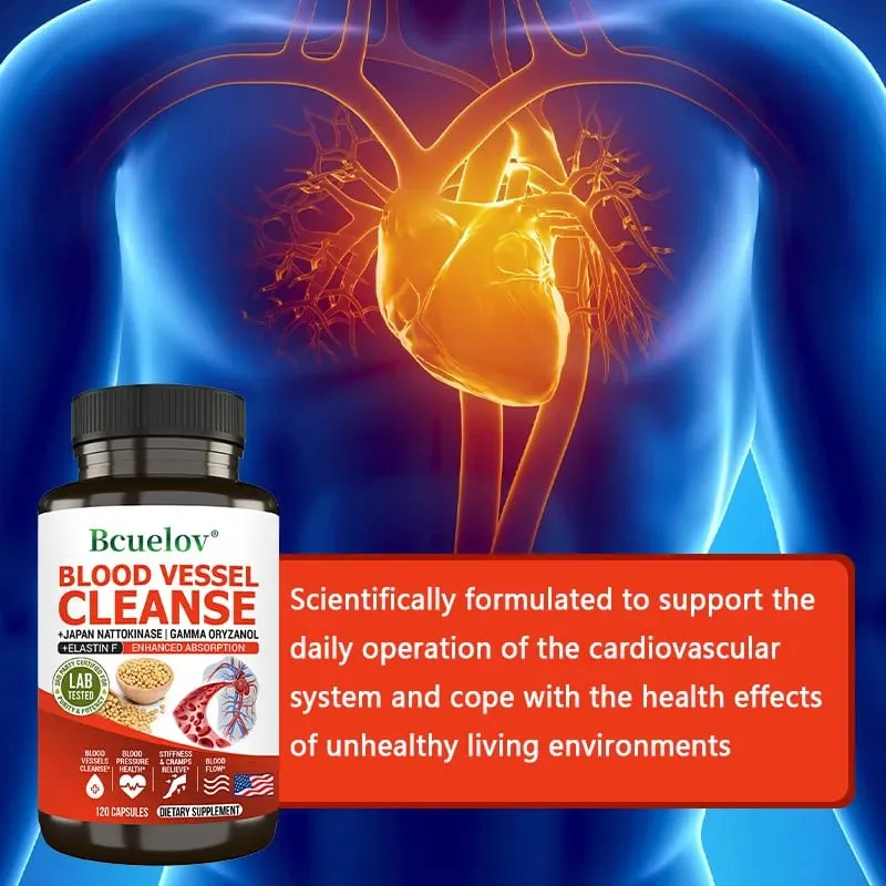 Nattokinase 2000 FU Supplement - Improve Blood Circulation Promote Detoxification Metabolism Maintain Cardiovascular Health — image 2