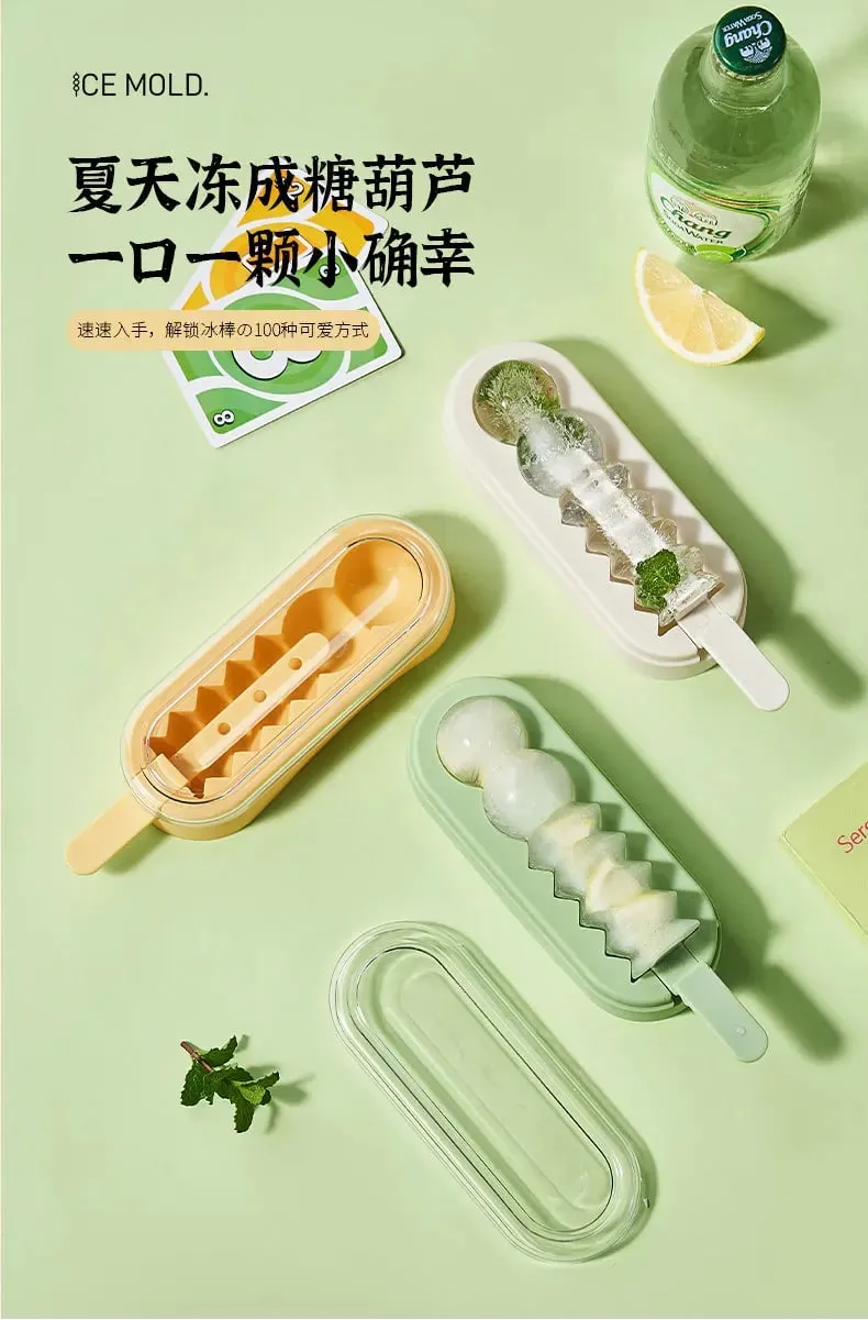Creative Tomatoes on Sticks Ice Cream Mold Food Grade Household Ice Lolly Silicone Mold