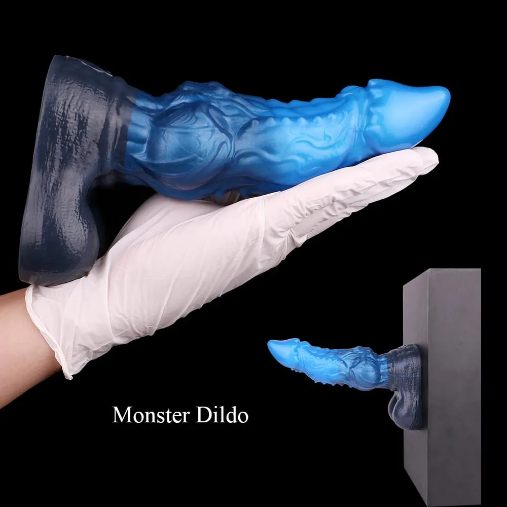 Monster Dragon Cock Anal Dildos Double Layer Penis Vaginal Anus Masturbator Silicone Sex Toys For Adult Women Men Flirting — image 5