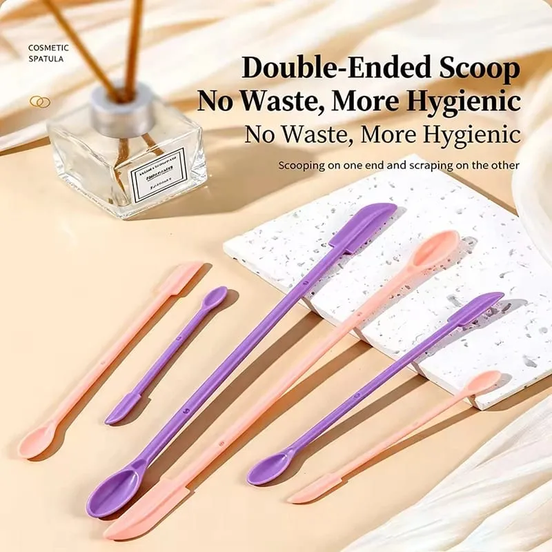 3pcs Silicone Scraper Makeup Brushes Set Mini Soft Cosmetic Digging Spoon Jam Scraping Spoons Face Mask Brush
