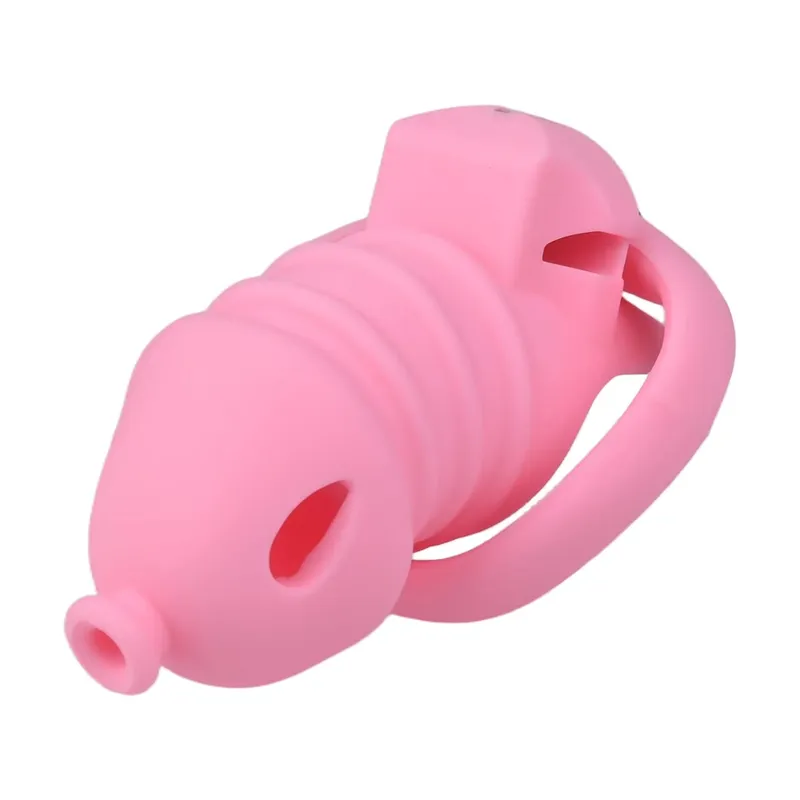 Silicone Penis Cage Male Dick Bondage Chastity Belt Dildo Lock For Cock Anti-Escape Sex Toys For Men Erotic Accessories