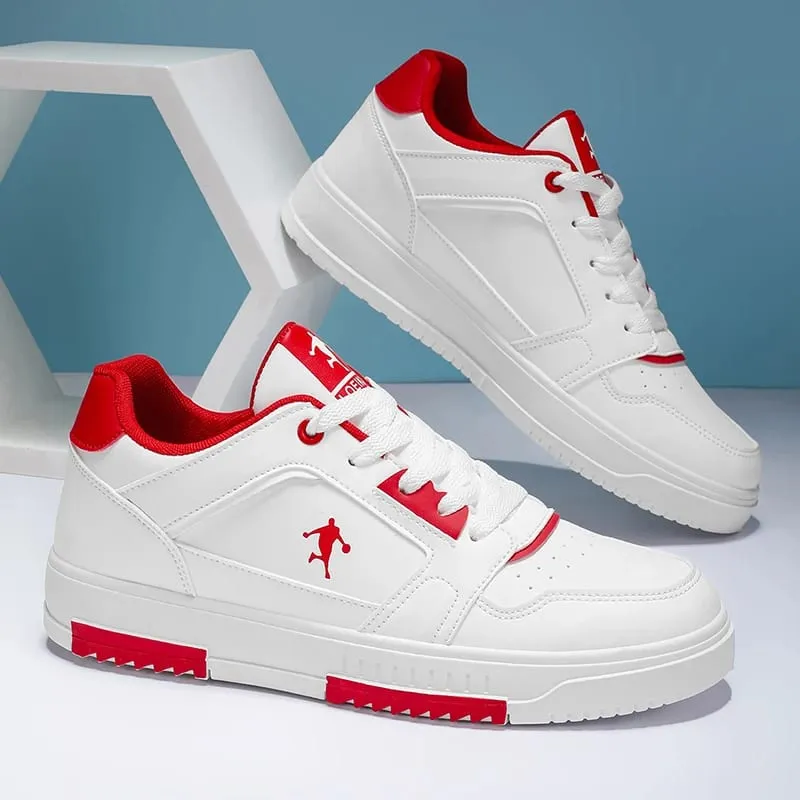 Fashion Forward Men's Casual Trainers - Clean Lines Contrasting Red Trim Must-Have for Sneakerheads & Style-Conscious Buyers — image 9