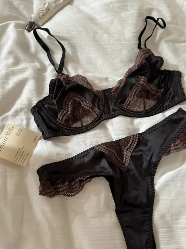 Lightweight French Embroidery Lace Push Up Bra for Summer Breathable Sexy Gathering Underwear Comfortable Fit for Women S-xl — image 12
