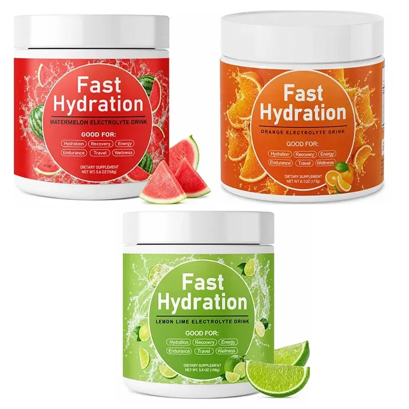 Electrolyte Drink Powder 3 Flavors with Sodium Potassium Magnesium Vitamin C B12 Supports Fluid Balance Energy & Endurance 158g — image 10