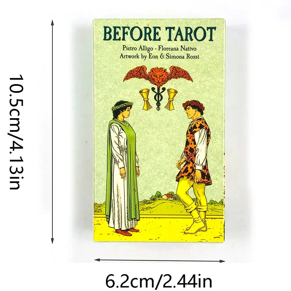 Before Tarot Deck 78 Tarot Cards English Visions Mysterious Divination Board Game Cards Game Spiritual Supplies for Tarot Lovers — image 6