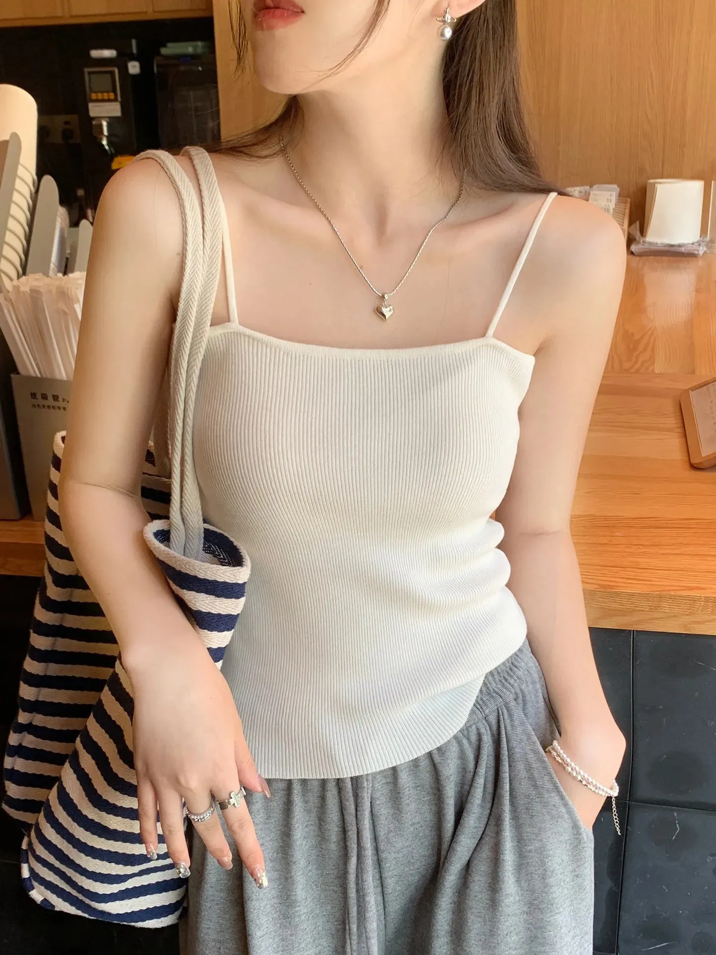 Backless Strap Tank Top Casual Women Halter Crop Tops Summer Sleeveless Camis Slim Solid Short Female Tube Cropped Vest 2026 — image 12