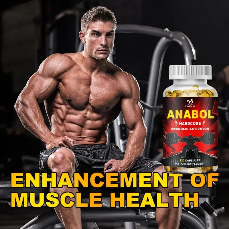 Buy 1 Get 1 Free! Anabol Hardcore Supplement for Muscle Growth Improved Endurance Stress and Mood Relief and Overall Health — image 3