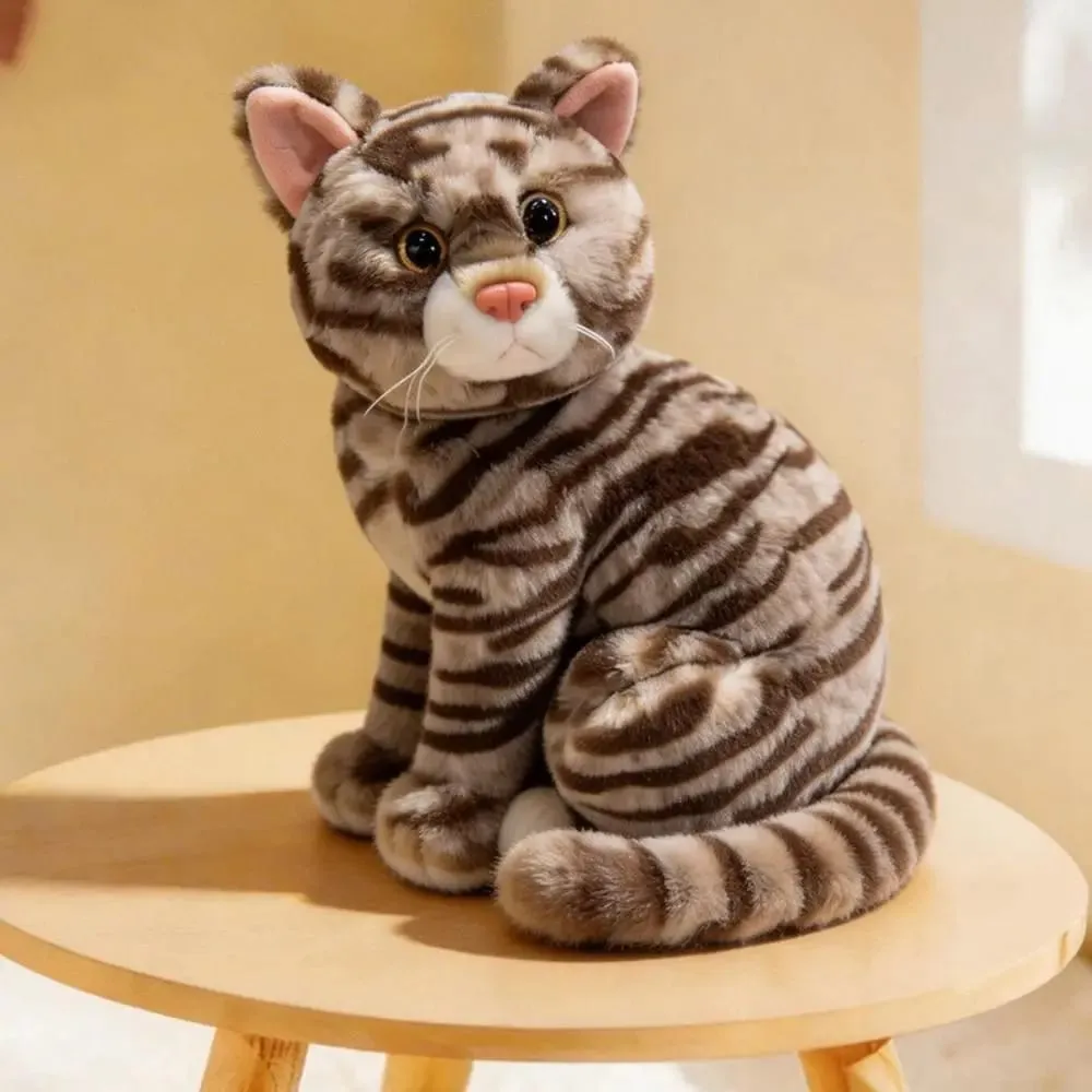 Plush Material Animal Body Pillow 10inch Soft Texture Poultry Throw Pillows Cute Design Cat Pattern Animal Cushion Doll Toys — image 5