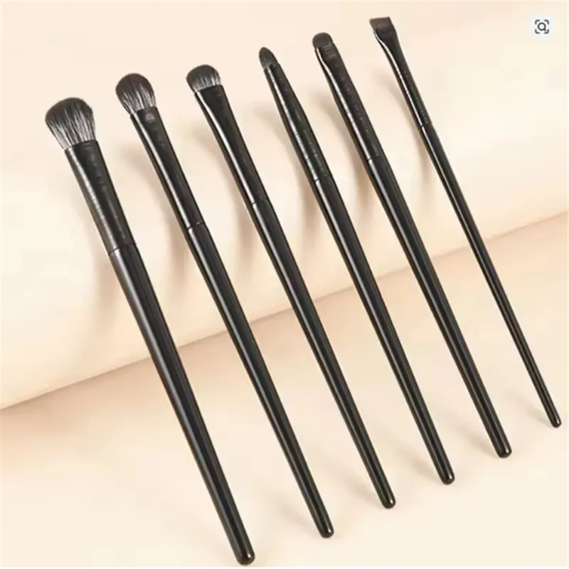 3/6/9PCS Eye Brushes Set Complete Eyeshadow Eyeliner Eyebrow Contour Kit Professional Blending & Detail Makeup Tools