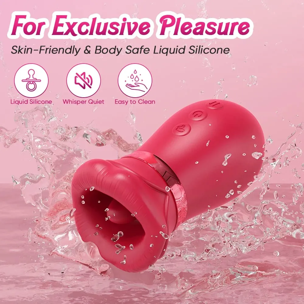 Tongue Wiggle Vibrator for Women Vacuum Sucking Clitoris Stimulator Female Masturbator Nipples Clit Sucker Sex Toy for Women — image 6