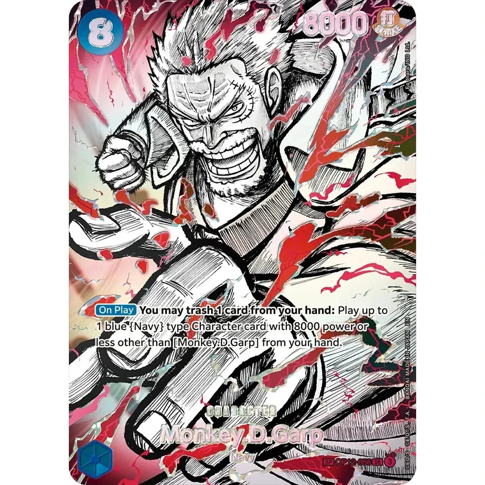 Collection Cards Monkey D. Luffy EB04-061 OPCG EN Shining Creativity Rare Holographic Embossed Textured Foil Card