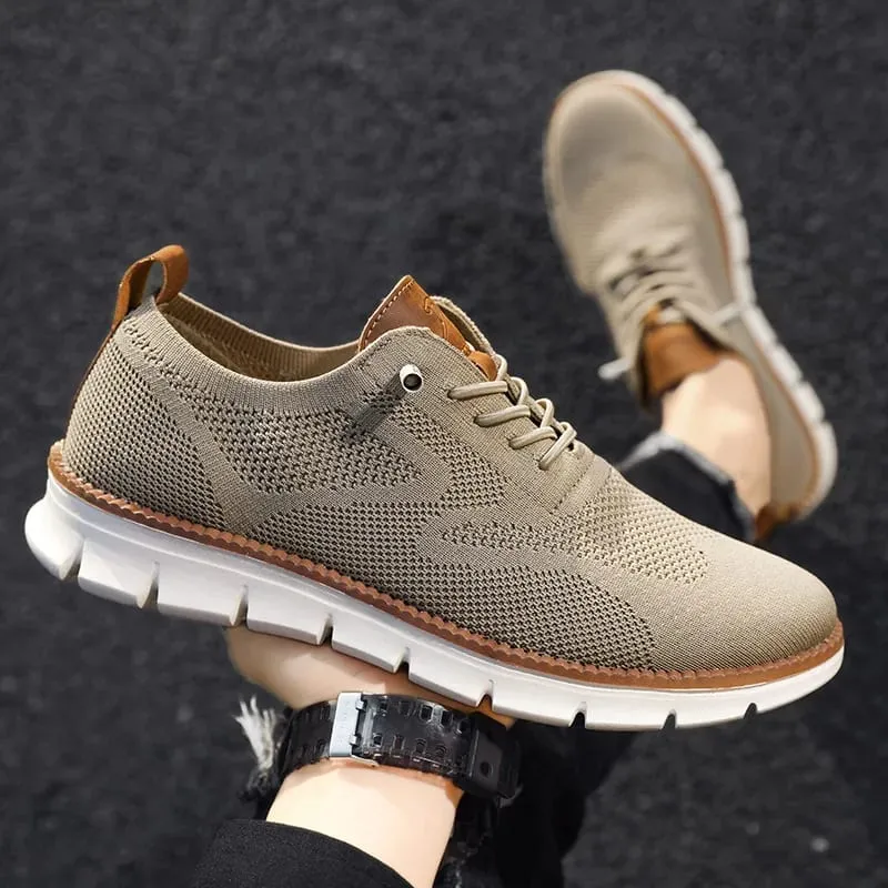 Stylish Oxfords Fashion Formal Business Urban Breathable Shoes for Male Non Slip Dress Sneakers for Man Men Casual Shoes Breeze — image 4