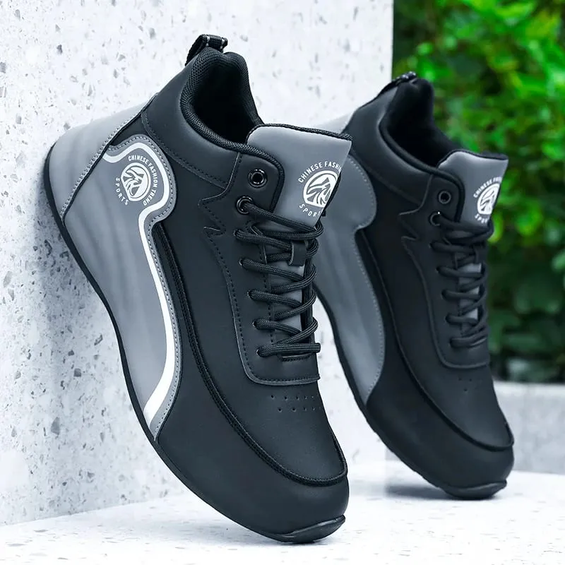 Men'S Shoes New Casual Sneakers Shock-Absorbing Breathable Running Shoes Men'S Wear-Resistant Thick-Soled Skate Shoes — image 9