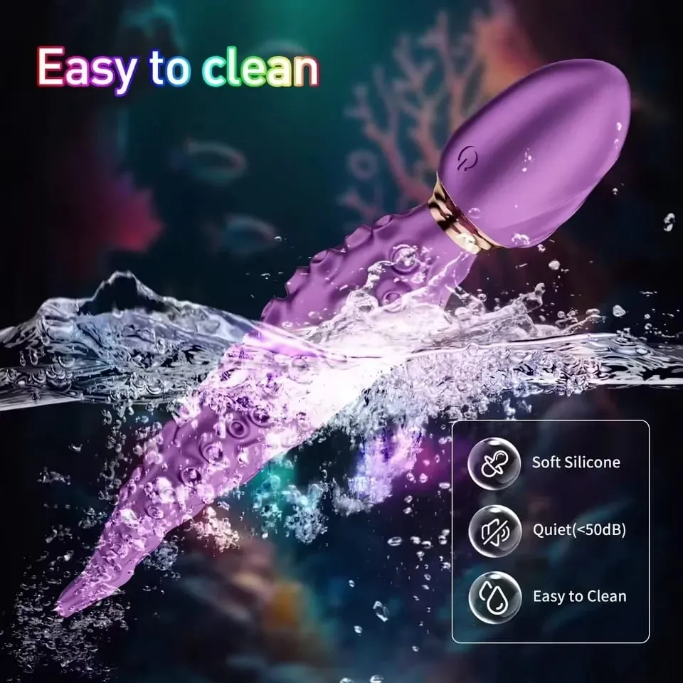 Artificial Tentacle Vibrator Women G-Spot Vagina Masseger Erotic Clitoris Stimulator Nipple Clitoral Dildo Adult Sex Toy — image 2