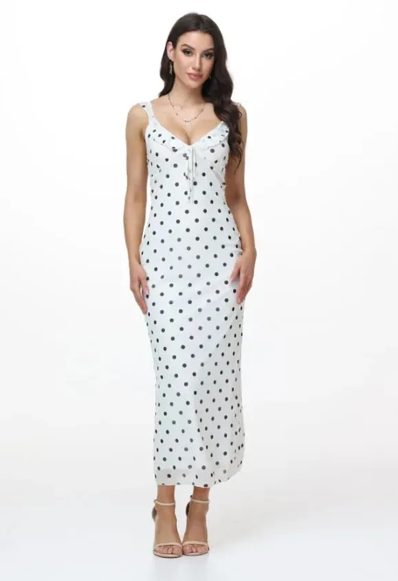 Summer Flower Printed Women's Sexy Low-cut Sleeveless Backless Slim Sling Ruffles Dresses 2026 Beach Vacation Lady Vestidos — image 7