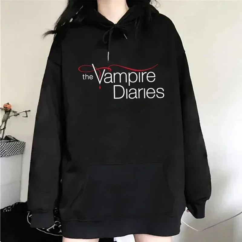 2026 New The Vampire Diaries Print Hoodie Women Men Casual Tops Autumn And Winter Sweatshirts Long Sleeve Harajuku Pullover — image 10