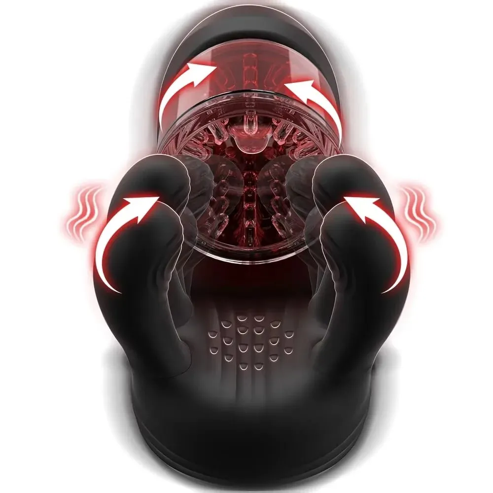 Adult Male Sex Toy Penis Stimulator Massager 9 Vibration Rotation Suction Modes USB Rechargeable Masturbation Cup Adult Supplies — image 1