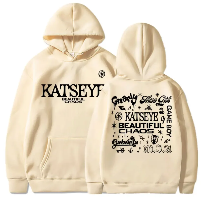 Kpop Katseye Beautiful Chaos Album Tour Hoodies Fashion Retro Harajuku Men Women Sportwear Fleece Oversized Tracksuit Streetwear — image 17