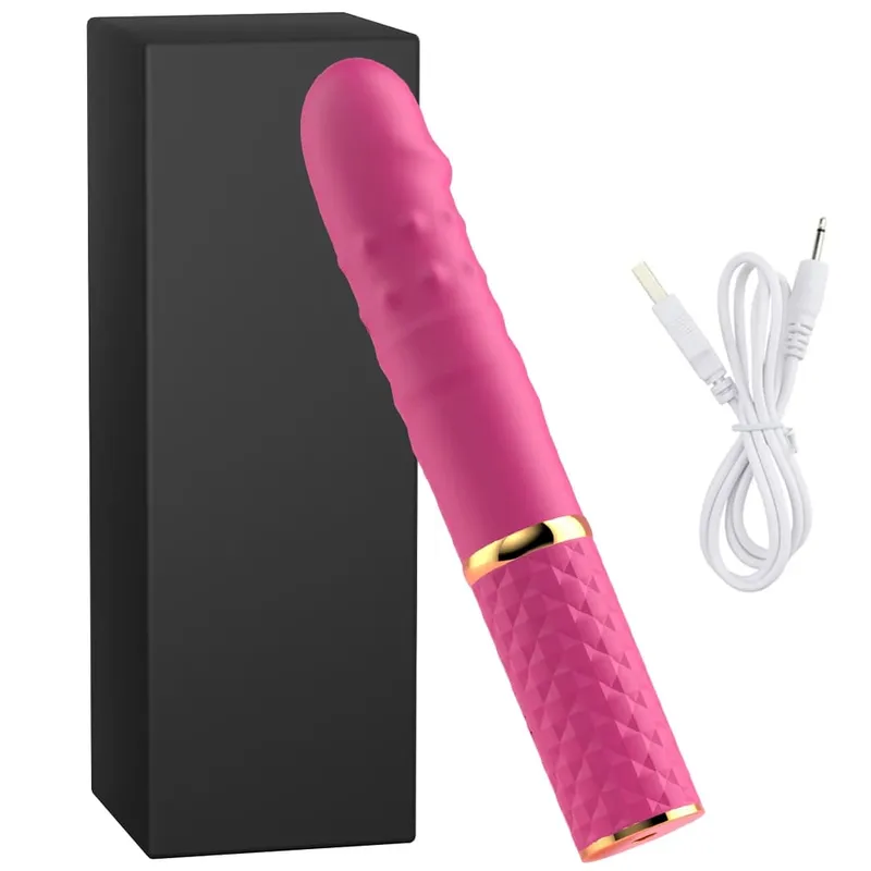 Telescopic Dildo Vibrator Automatic Up Down Massager G-spot Thrusting Retractable Pussy Vibrate Large Size Sex Toys for Women