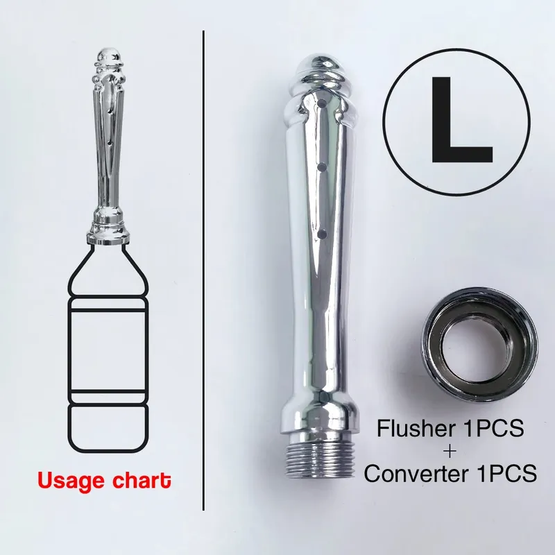 ABS anal vaginal douche Conversion head for outdoor use Posterior chamber irrigation multi-function plug-in shower sex toys
