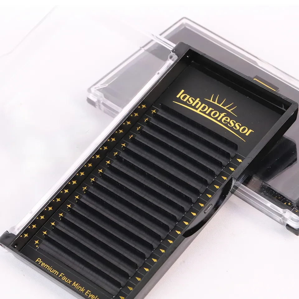 Lashprofessor 16 Rows Classic Individual Eyelashes Extensions Fluffy Volume Lashes Supply All Size Cilios Natural Soft Mink Lash