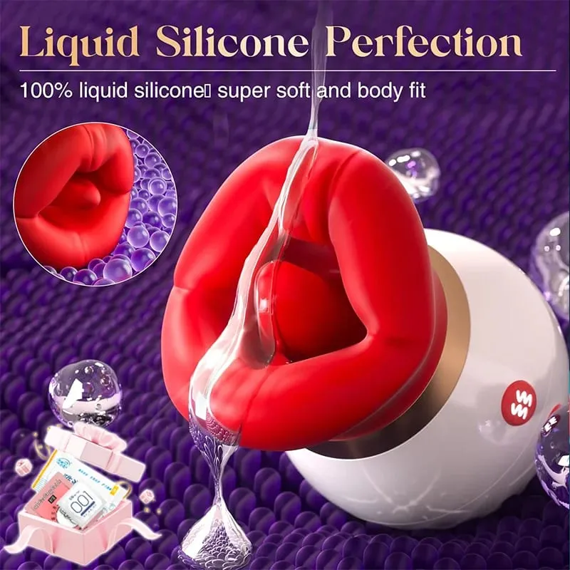 Powerful sucking vibrator female tongue licking sex toys sucker female oral nipple stimulator adult electric sex toys. — image 8