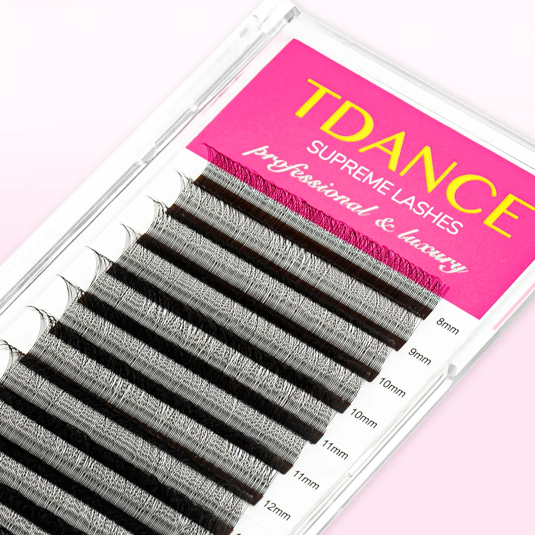 Single Tip 2D Y Hand Made Eyelash Extension Softer False Mink Lashes Y Shaped Eye Lashes for Makeup Tools — image 3