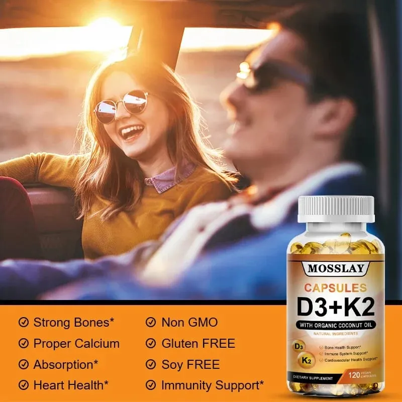Vitamin-K2- und D3-Ergänzung Premium-Formel (30/60/120 Kapseln) — image 3