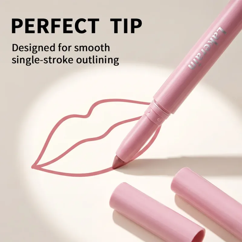 Cream Lip Liner Long Lasting Wear Waterproof Sweat-resistant Fast-setting Rich Pigmented Color Smooth Matte Texture Lip Liner — image 6