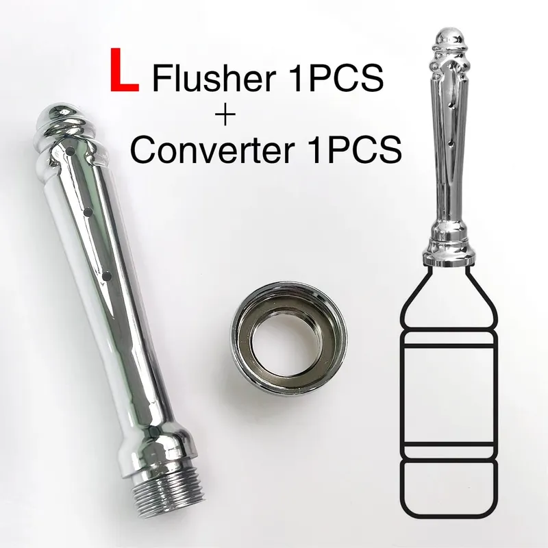 1Pcs ABS Anal Vaginal Douche Conversion Head for Outdoor Use Butt Flush Multi-Function Enema Plug-In Shower Sex Toys