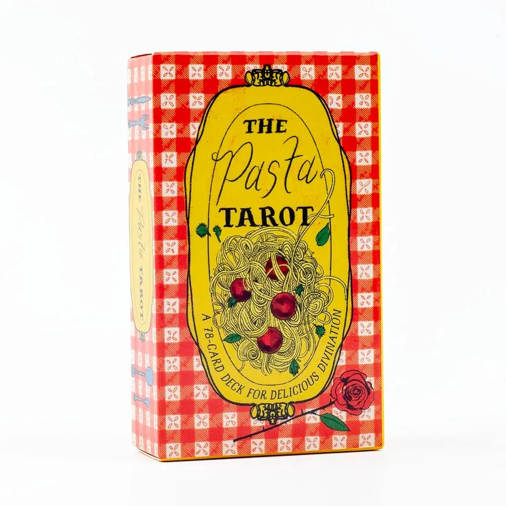 Pasta Tarot 78-Card Deck Board Game 10.3x6cm Delicious Divination Answer Your Questions & Manifest Juiciest Desires