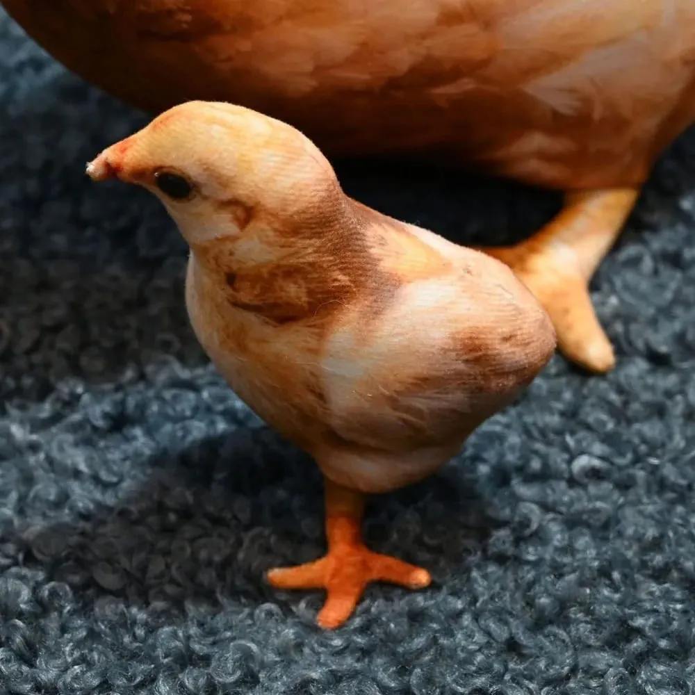 ぬいぐるみ素材動物抱き枕 PP 綿充填 35 センチメートル動物クッション人形おもちゃかわいいデザインソフトな質感家禽スロー枕 — image 2
