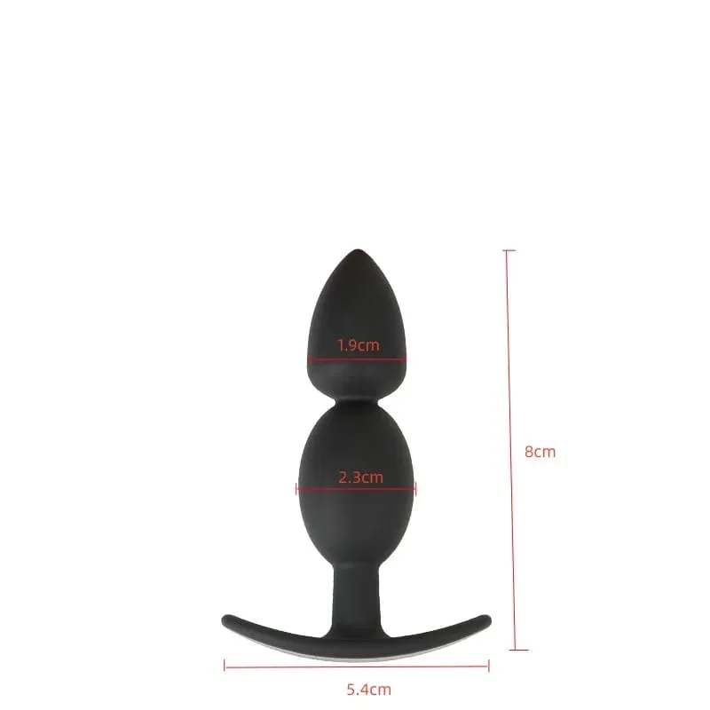 Silicone Wearable Anal Plug Anal Beads Dildo Butt Plug Prostate Massager For Beginners Experienced Adults Sex Toys Anal Dilator