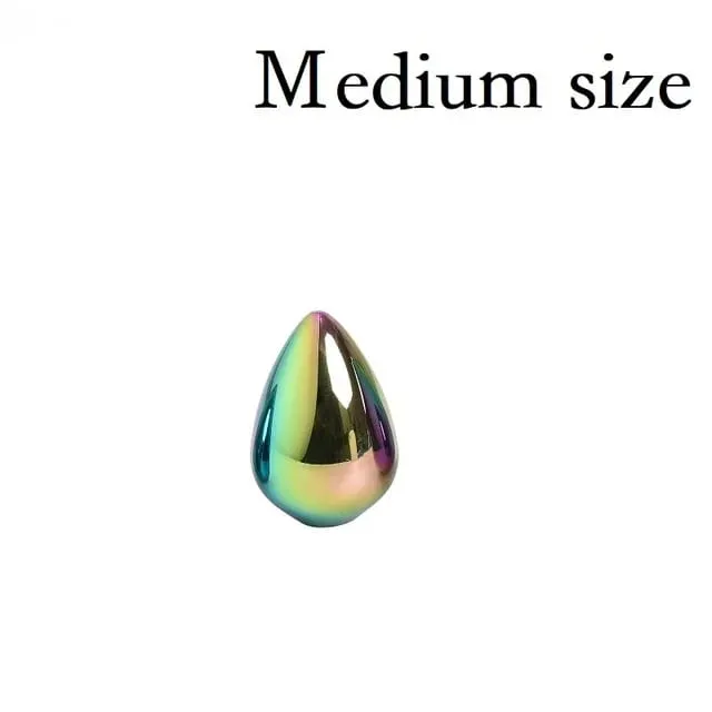 Small medium large 3 balls set metal anal hook beads head butt plug dilator prostate massager insert bdsm sex toy for male — image 15